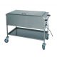 Carucior cald tip Bain Marie, pentru sticle 2 GN 1/1