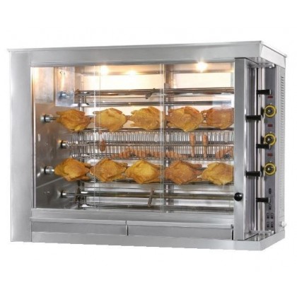 Rotisor electric cu tije pentru 30-35 pui