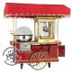 Aparat/ Masina popcorn + aparat vata pe bat, cu carucior si copertina, 1650x900x1900 mm
