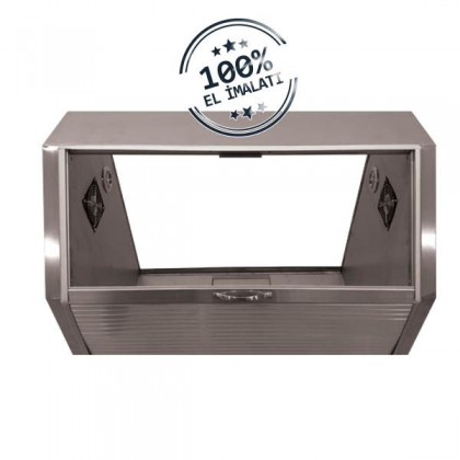 Cabina mentinere calda popcorn, cu depozitare sub banc