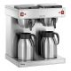 Aparat cafea cu ibric din inox, dublu