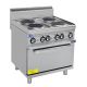 Plita/Masina de gatit cu 4 ochiuri, electric, 800x700 cu cuptor