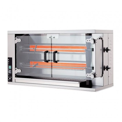 Rotisor gaz, pentru 8-10 pui