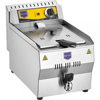 Friteuza electrica, 10 litri cu robinet de scurgere