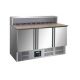 Masa preparare pizza cu vitrina de ingrediente 8 GN 1/6