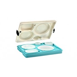Tava termoizolanta cu sistem de blocare, 5 compartimente, 530x370x105 mm