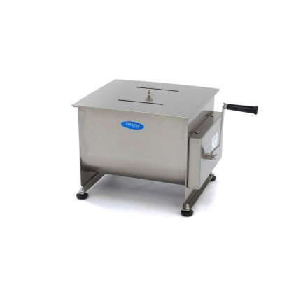 Malaxor carne manual, cu 2 spirale pentru mixare, 60 kg