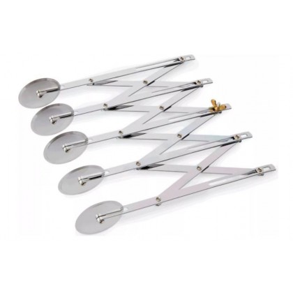 Taietor aluat extensibil cu 5 role inox - 1