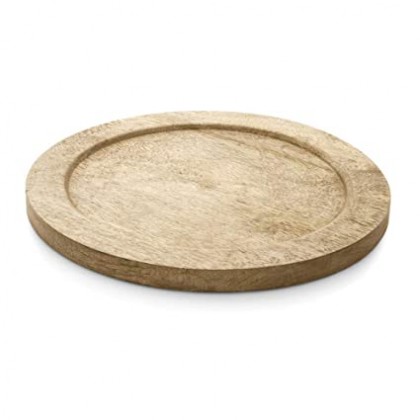 Suport lemn pentru tigaie servire 28 cm - 1