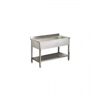 Spalator inox cu o cuva si picurator, 1000X600X850 mm - 1