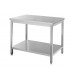 Masa de lucru inox cu polita, 500X600X850 mm - 1