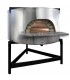 Cuptor pizza pe lemne, capacitate vatra 1,1 m, fatada inox - 1