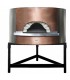 Cuptor pizza pe lemne, capacitate vatra 1,3 m, fatada cupru - 1