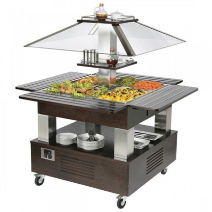 Bufet bain-marie model insula, 4xGN1/1 - 1