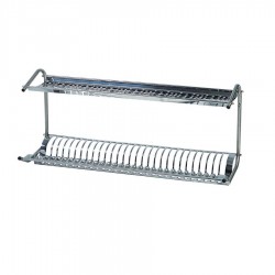Suport farfurii si pahare, inox - 1