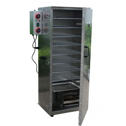 Afumatoare electrica cu 8 rafturi, din inox