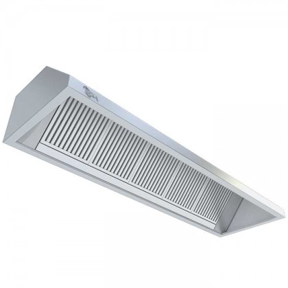 Hota perete, inox, 4000x800x500 mm