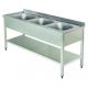 Spalator inox 3 cuve, 1900x700