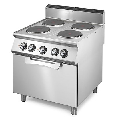 Masina de gatit electrica, 4 plite, cuptor static electric