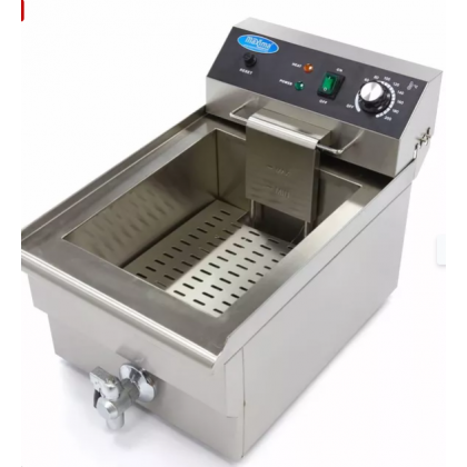 Friteuza electrica, 1 x 16 litri cu robinet de scurgere ulei - 6