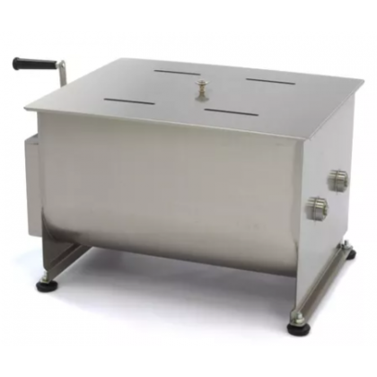 Malaxor carne manual, cu 2 spirale pentru mixare, 50 litri - 6