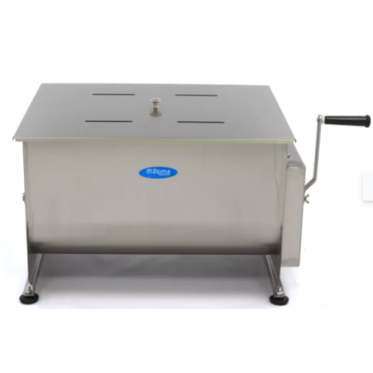 Malaxor carne manual, cu 2 spirale pentru mixare, 60 litri - 6