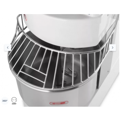 Malaxor aluat cu spiral 20 litri, cu 2 viteze - 4