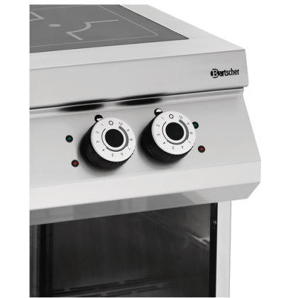 Plita (Grill) electrica cu inductie cu suport si spatiu depozitare deschis - 2