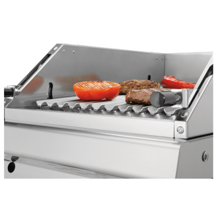 Plita (Grill) electrica, suprafata striata si spatiu depozitare deschis - 2