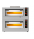Cuptor pizza alimentare gaz, 2 camere, 4+ 4 pizza - 1