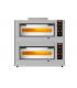 Cuptor pizza alimentare gaz, 2 camere, 9+9 pizza - 1