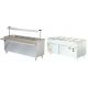 Masa calda (Bain Marie) 5GN 1/1, cu spatiu de depozitare incalzit